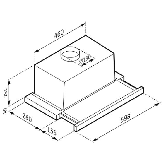 pyramis turbo slim 60cm