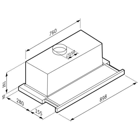 Συρόμενος Turbo PYRAMIS 90cm 065017602