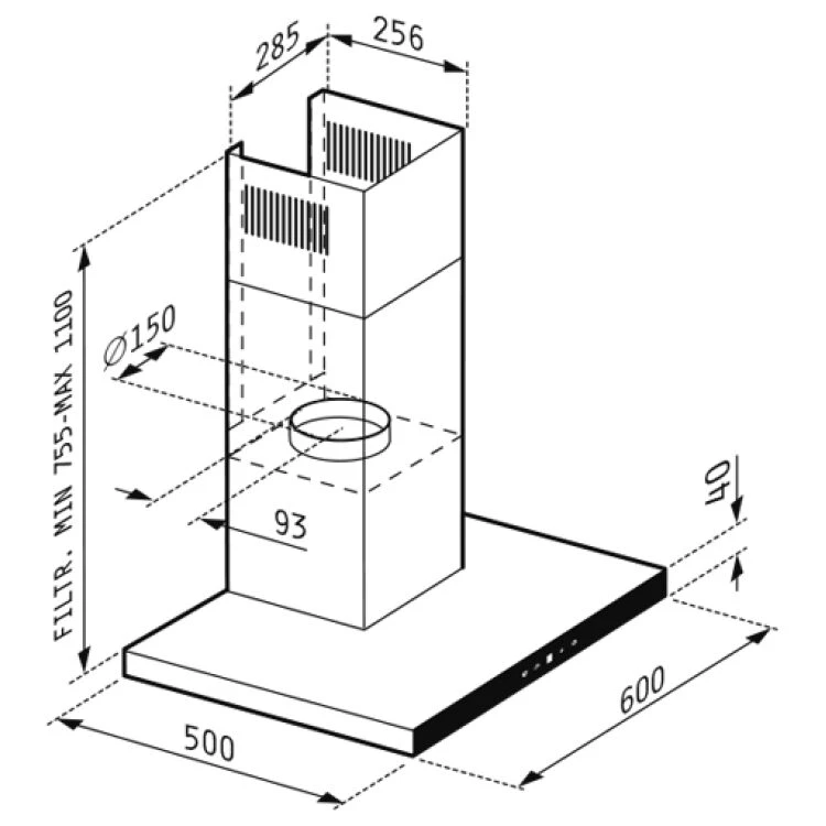 grandezzo pyramis 60cm