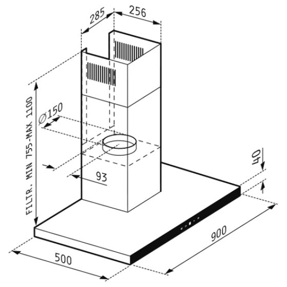 grandezzo pyramis 90cm