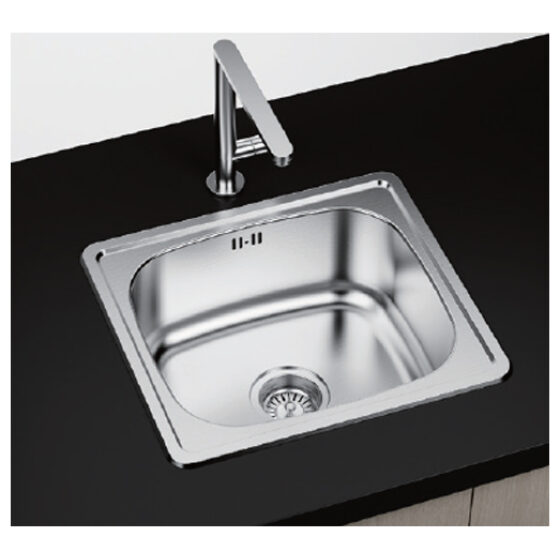 ΝΕΡΟΧΥΤΗΣ ΑΝΟΞΕΙΔΩΤΟΣ 1 ΓΟΥΡΝΑ 480x430x170mm ECO SINK