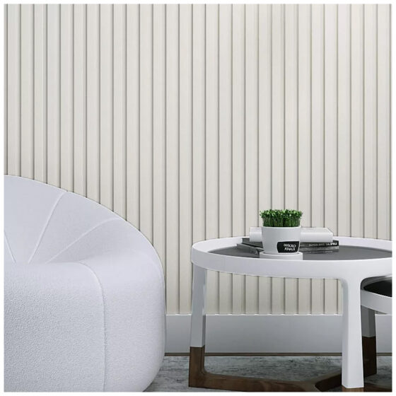 MDF PANEL ΜΕ 3D ΠΗΧΑΚΙΑ 502040 BEAT ST 16/119/2750mm WHITE