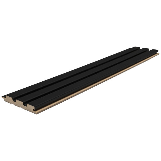 MDF PANEL ΜΕ 3D ΠΗΧΑΚΙΑ 505090 BEAT ST 16/119/2750mm BLACK